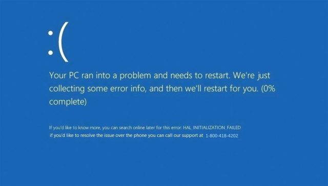 Microsoft varnar för falska blåskärmar