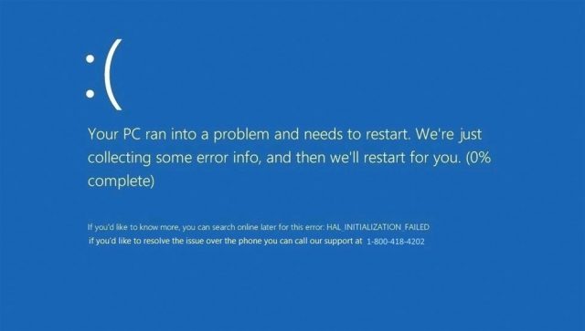 Microsoft varnar för falska blåskärmar